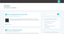 Desktop Screenshot of invivo.hu
