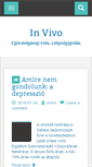Mobile Screenshot of invivo.hu